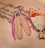 フェザーのピアス