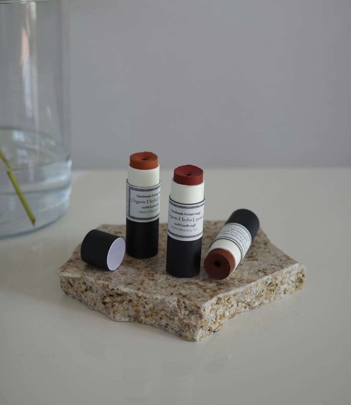 Organic Herbal Lipstick - 山野草 紫根紅- Sand(オレンジ