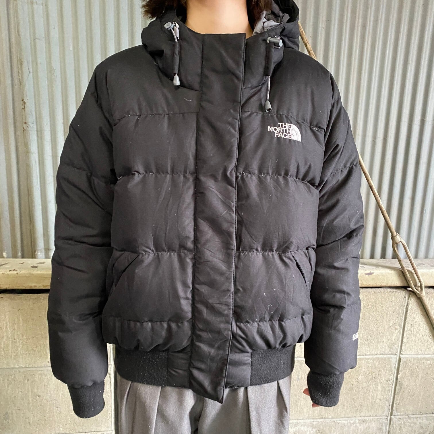 激安本物 フィルグースダウン 新品 THE NORTH FACE フィルパワー ノースフェイス ダウンジャケット ブラック S 国内在庫】 