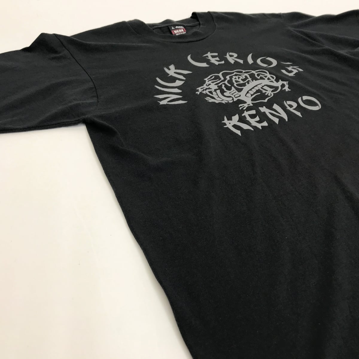 90年代 USA製 NICK CERIOS KENPO 拳法 両面プリント 格闘技 Tシャツ