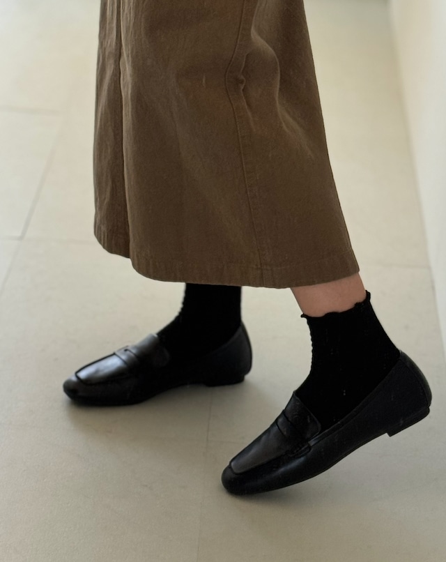 (即納) Fil. / Basic flat loafer