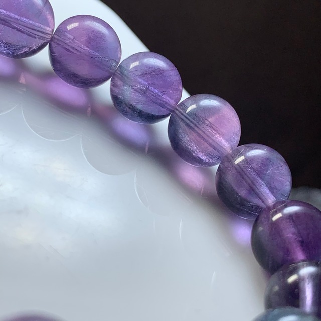 レアカラー♪美しい色合いフローライト ブレスレット