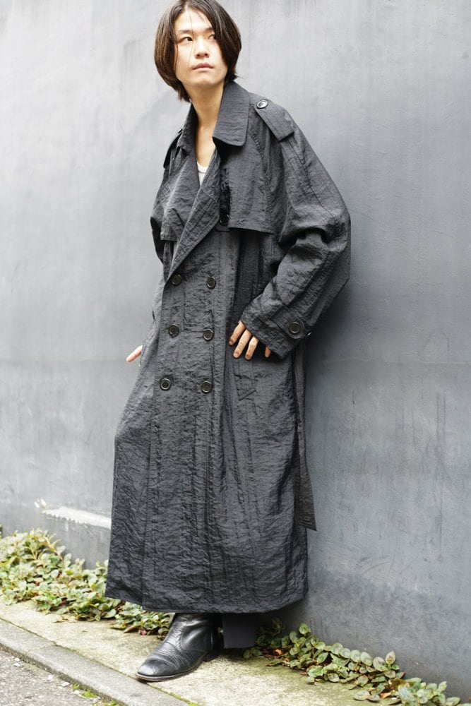 Trans-Atlantique] Vintage Nylon Trench Coat [1980s-] Vintage Nylon