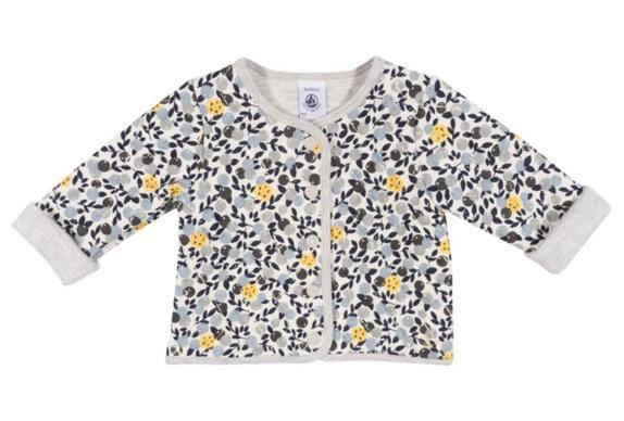 Petit Bateau キルトカーディガン 18m(81cm)