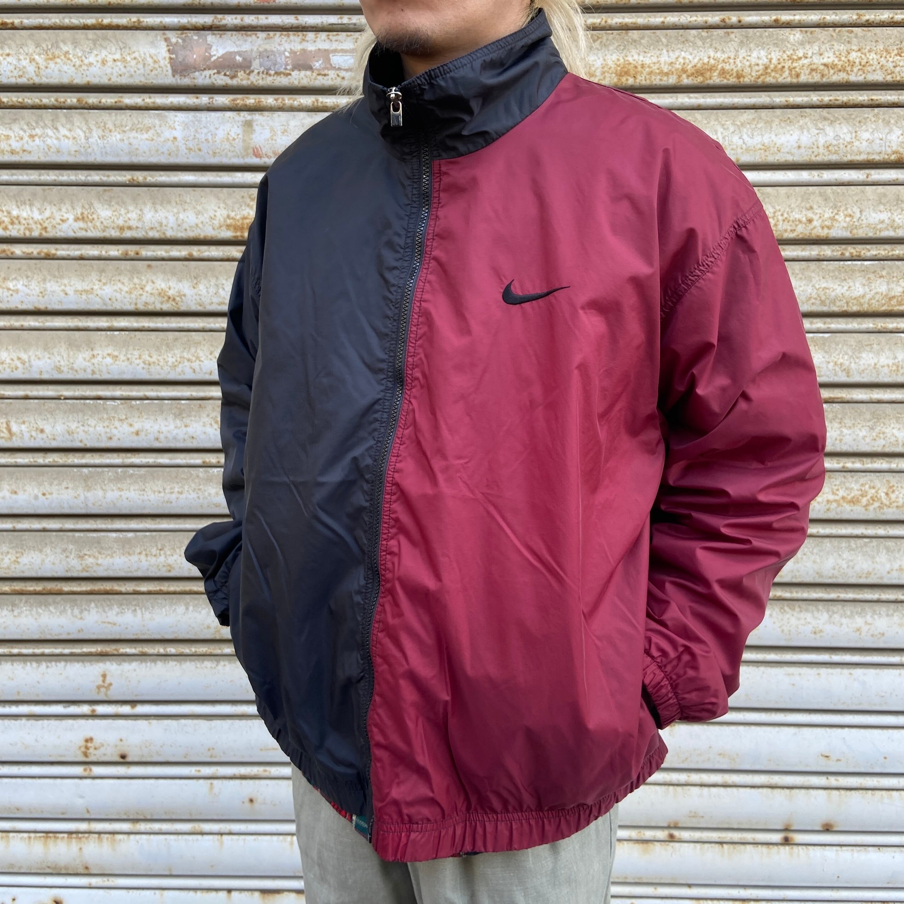 ACG ナイキ ハーフジップナイロンジャケッM 90s 00's パッカブル