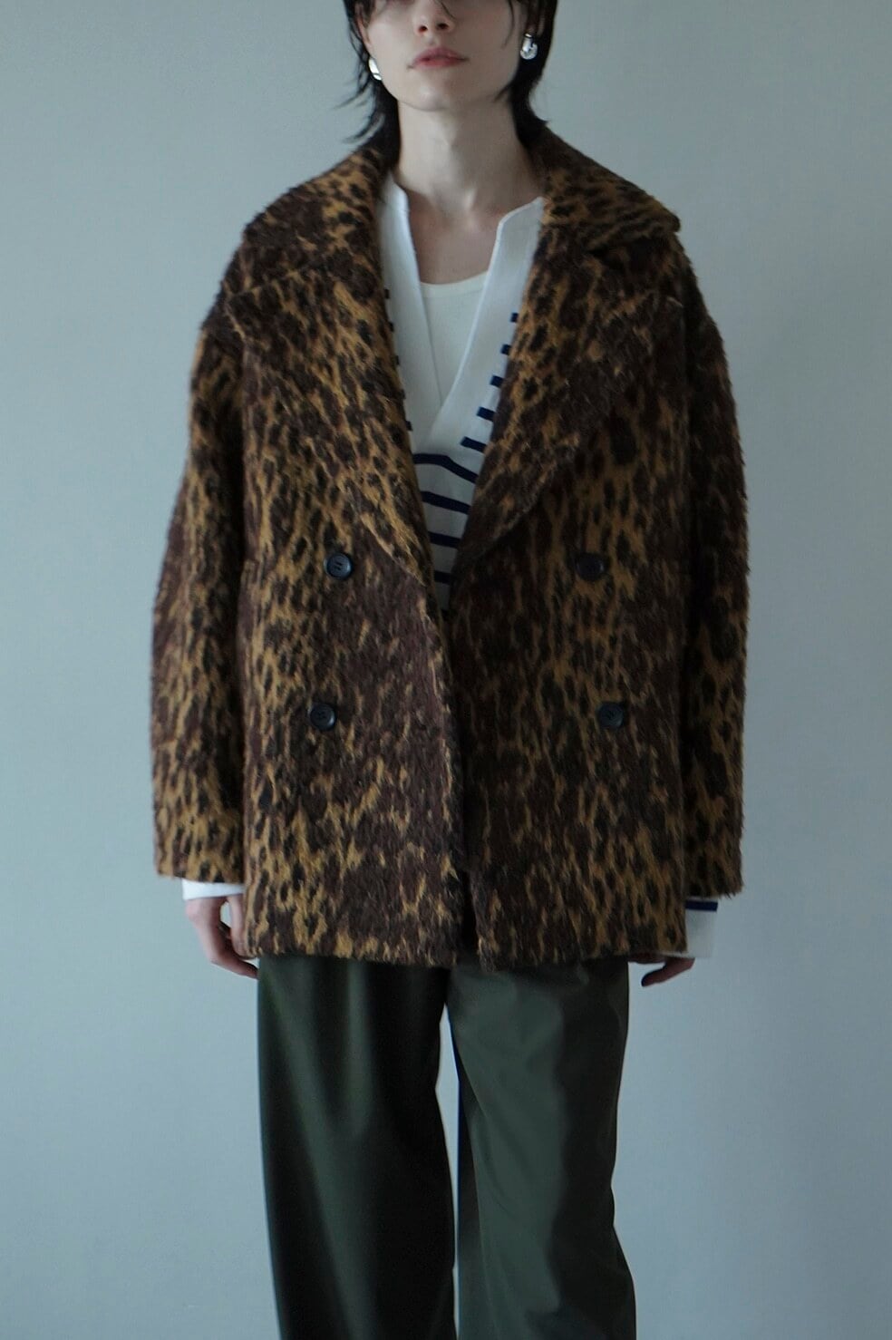 クラネ 22AW OVER LINE DOUBLE COAT チェスターコート