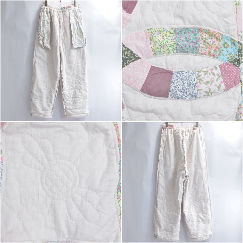 Remake リメイク ハンドメイド デザイン パッチワーク キルト ルーズ