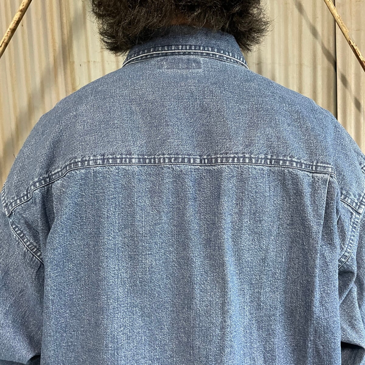 00年代 Columbiコロンビア ツートンカラー 切り替え デニム