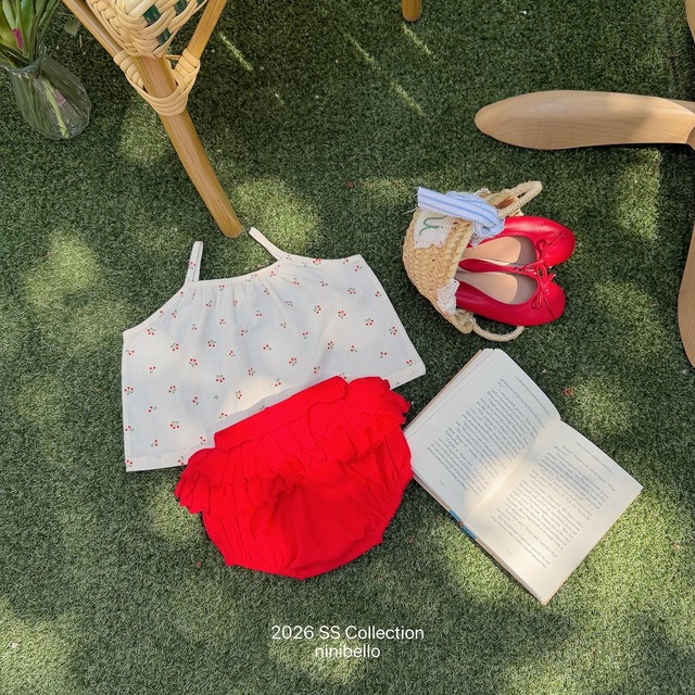 【6/18〆予約】<ninibello> bebe Pepper frill bloomers