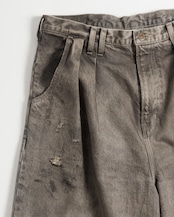 ANACHRONORM / REMAKED TUCK WIDE DENIM PANTS