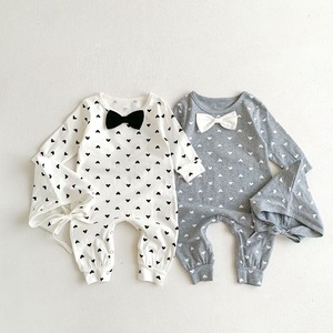 【BABY】プリンスドットロンパース&帽子