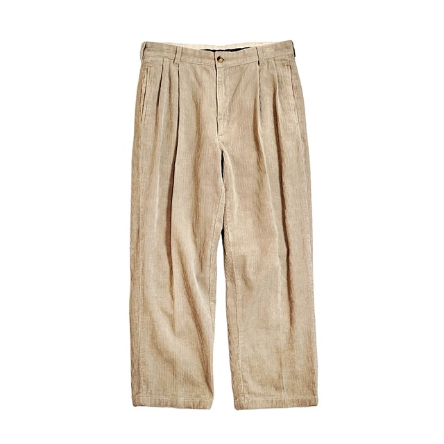 Ralph Lauren / Wide Wales Corduroy Slacks Pants W32