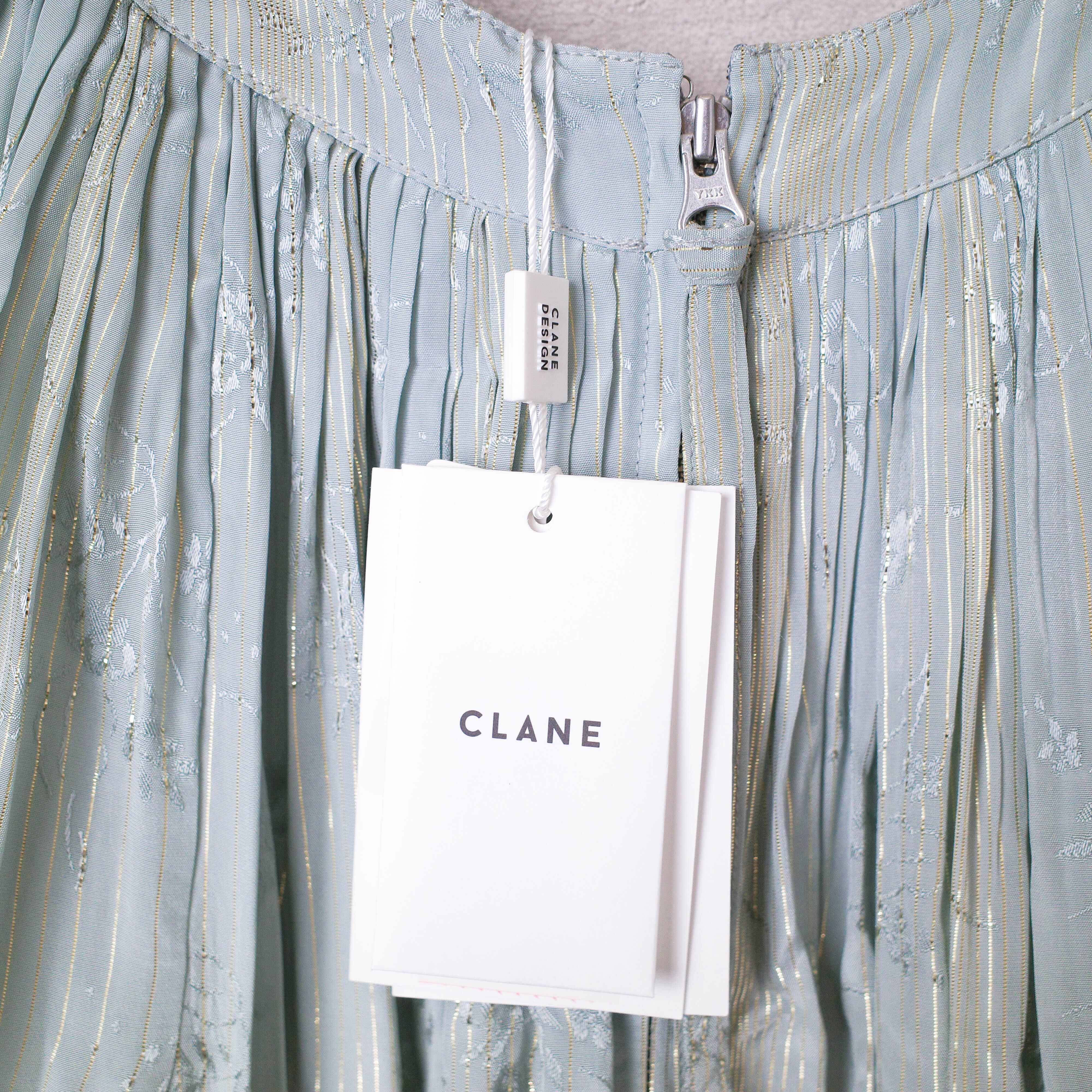 [NEW]　CLANE	RAYON FLARE DRESS 18112-5001