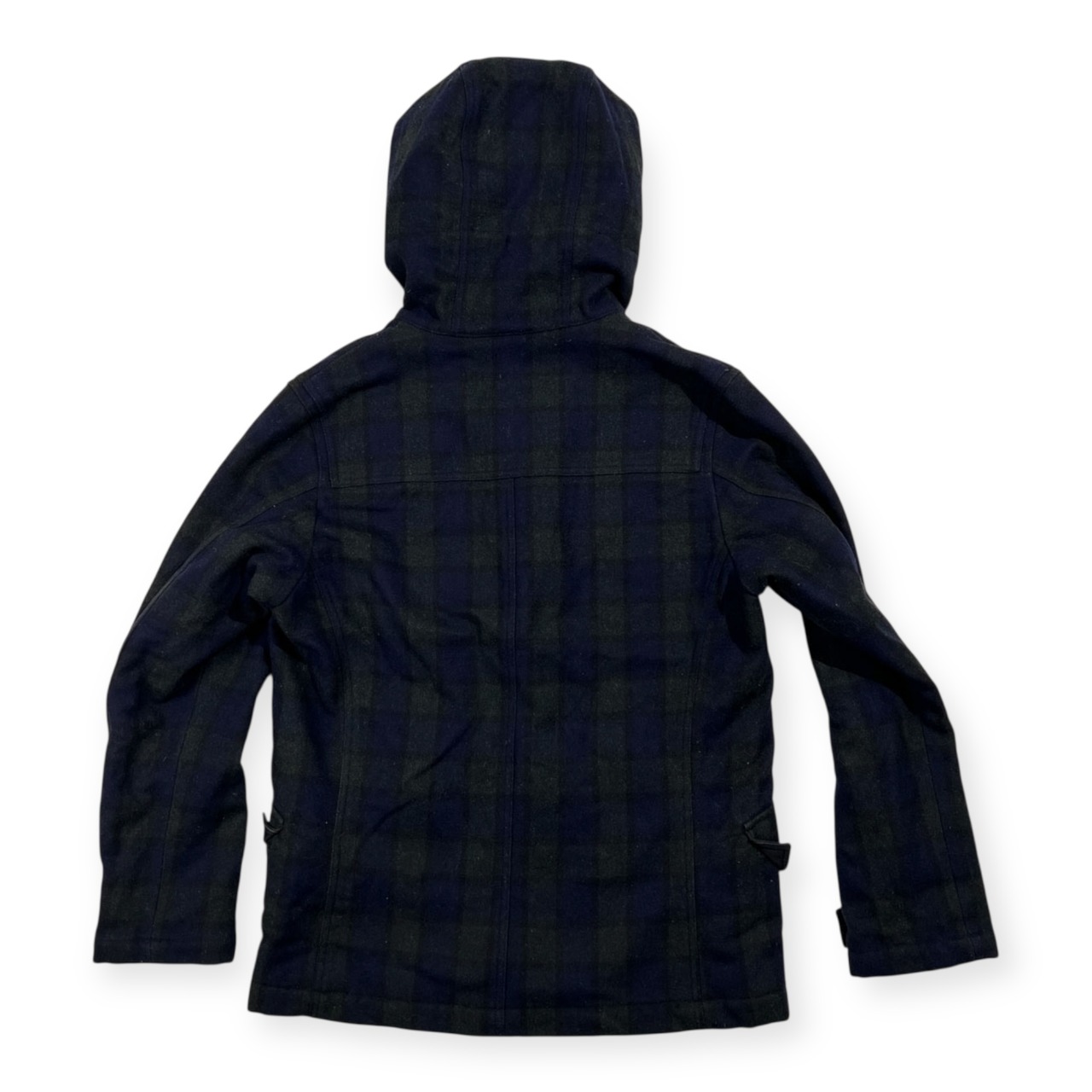 R.NEWBOLD アールニューボールド ブラックウォッチ系 チェック柄 フード ショート ピーコート ジャケット サイズ M /ジョイックスコーポレーション