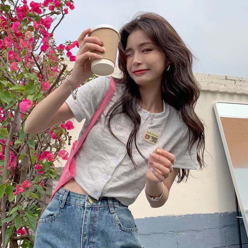 ショートTシャツ サマースタイル 大人ガーリー スウィート キュート カジュアル 夏物 スーパーモール4915073219