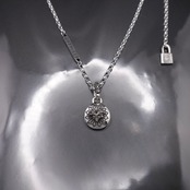 SW:HEART #1 NECKLACE with GODSIZE® I.D. TAG / スタンプワークハート#1 ネックレス ゴッドサイズ® I.D.タグ