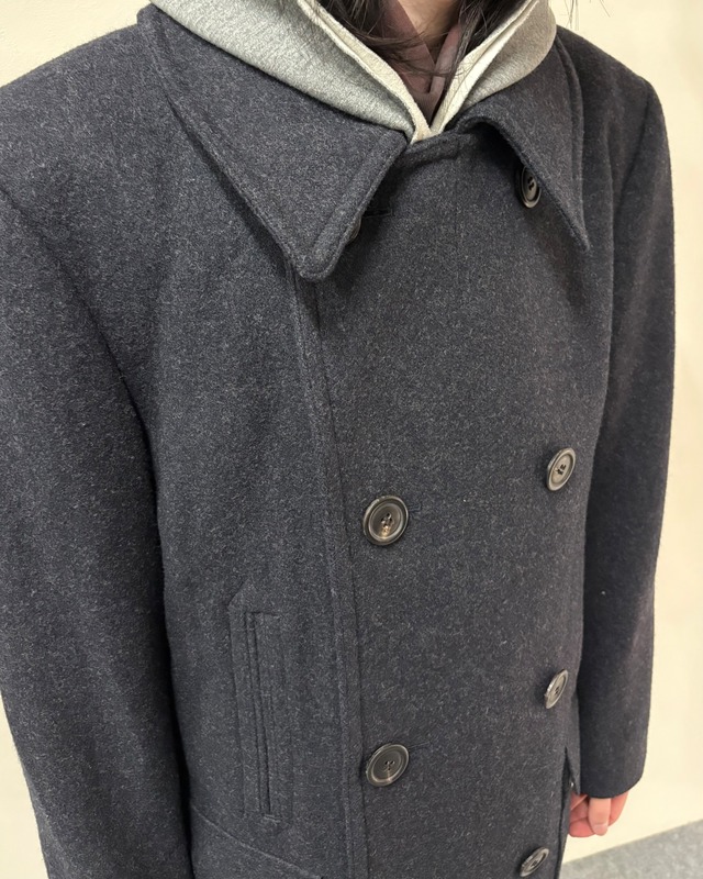 【FW1997/ISSEY MIYAKE MEN】wool melton pea coat