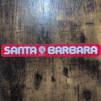 【st-1143】 Powell Peralta skateboard sticker パウエル ペラルタ スケートボード ステッカー Santa Barbara レッド