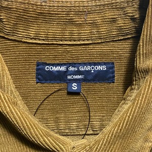 AD2005 COMME des GARCONS HOMME corduroy shirt
