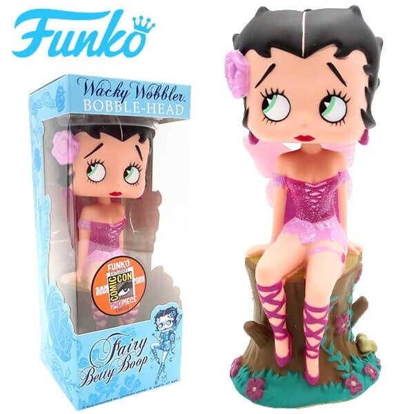 【 BETTY BOOP ベティちゃん 】『 FAIRY BETTY BOOP』フェアリー ピンク コミコン2008 240体限定 / ボビングヘッド / FUNKO ファンコ / WACKY WOBBLER（ワッキーワブラー）〚アメリカン雑貨 アメトイ〛