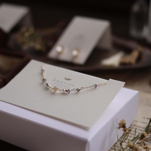 アイオライト/Jardin/14KGFブレスレット