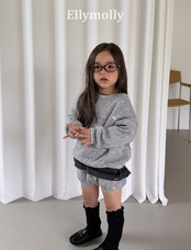 韓国子供服 / 26Autumn / ELLY MOLLY / ドミノピッグTシャツ / 秋服 *5~19*