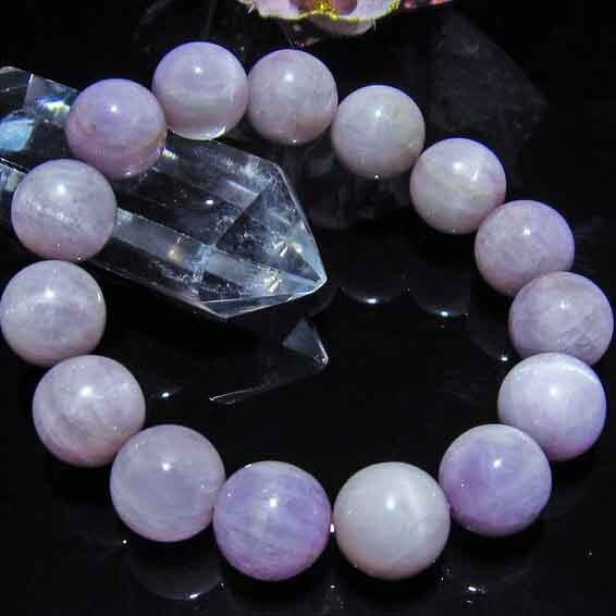 ミルキークンツァイト ブレスレット 14mm  211-390