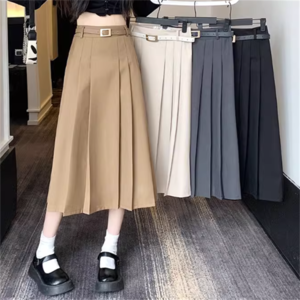 【送料無料】 スカート ロングスカート ロング ロング丈 ミモレ丈 フレア Aライン プリーツ シンプル ハイウエスト かわいい 大人可愛い きれいめ カジュアル 大人 上品 おしゃれ お洒落 こなれ感 コンサバ系 ラフ 抜け感 レディライク 無地 秋 誕生日会 30代 40代 レディース 女性用 ママ ママ服 デート お出かけ 休日 アウトドア お茶会 女子会 授業参観 着回し 普段使い オルチャン 韓国 ファッション コーデ スタイル 体型カバー 定番 プチプラ 着痩せ   ブラック ブラウン