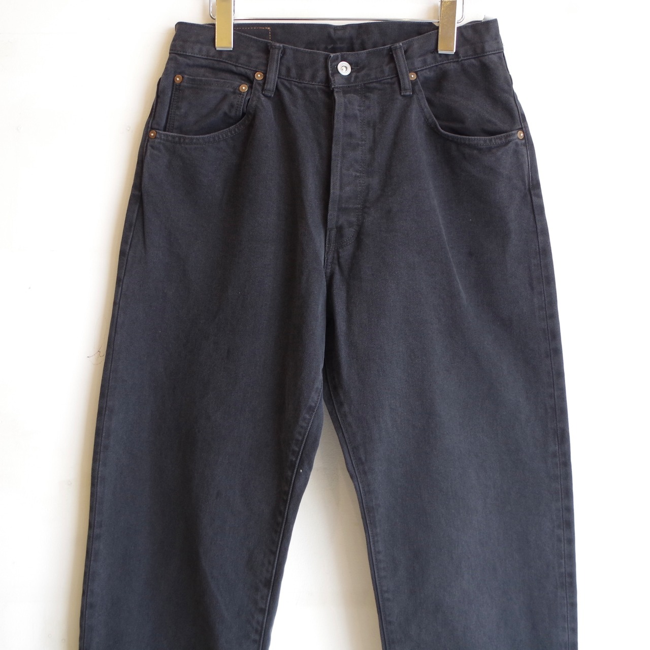 HATSKI　Wide Tapered Denim  Fade Black  HTK-Denim03