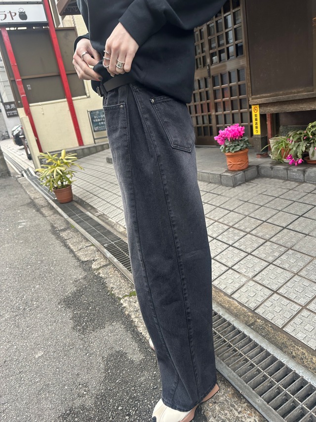 【趣味シリーズ】Side Tuck Denim