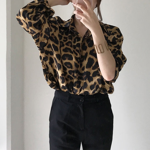 sheer short sleeve shirt　10148