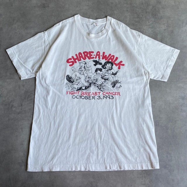 フルーツオブザルーム プリントTシャツ 90s USA製 XL 白 15871