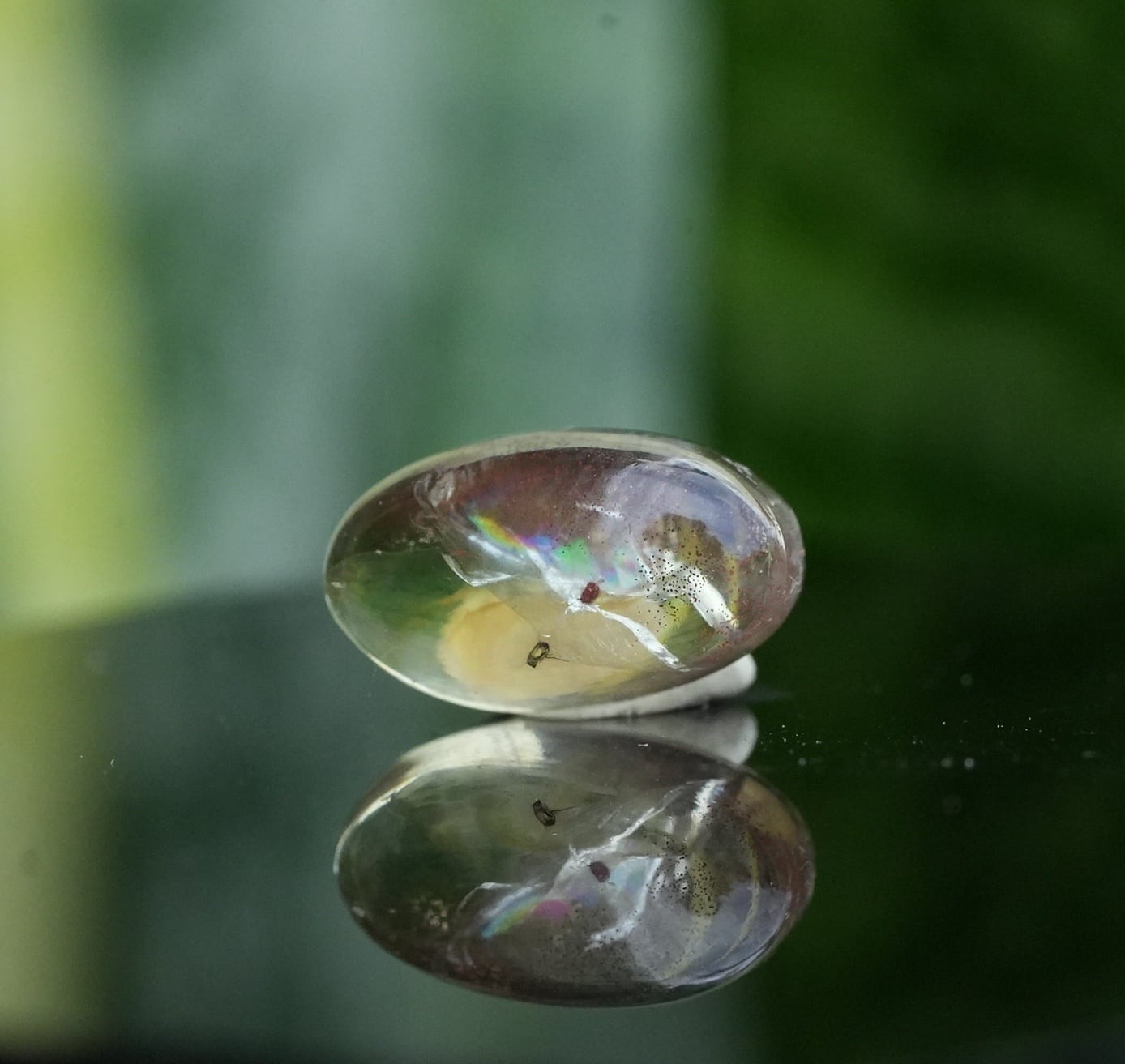 虹入り☆1.0 ct ☆Oregon Sunstone オレゴンサンストーン s1541