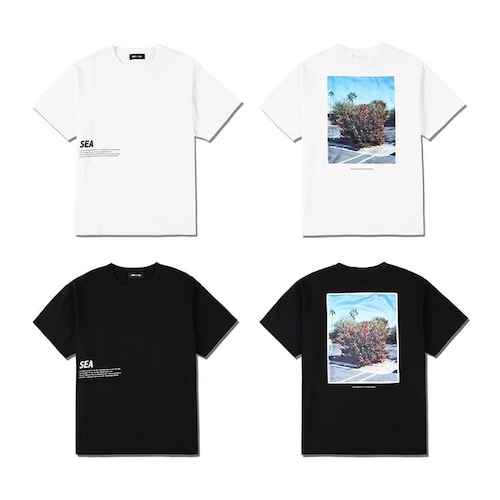 WDS  SEA flower PHOTO(SATIN) TEE 07