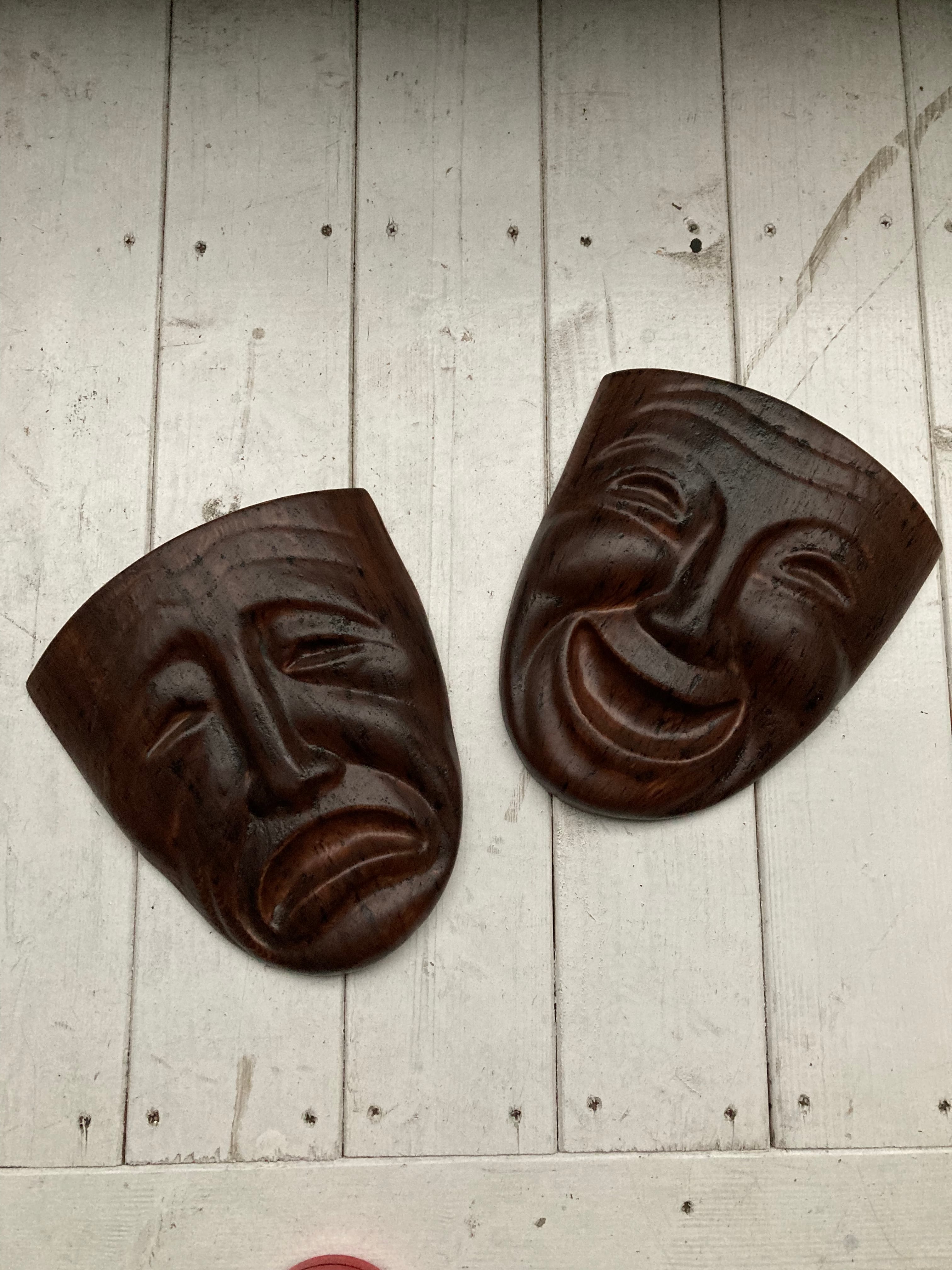 60s VINTAGE TWO FACE   (beady antiques)