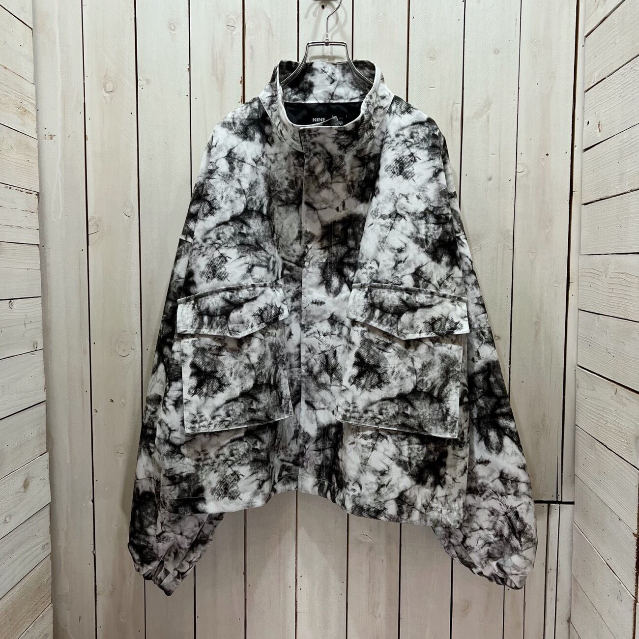 【VT-01238-1】tie-dye pattern blouson / タイダイ 柄 ブルゾン