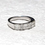 バゲットカット ダイヤモンドリング pt900 / 1.100ct