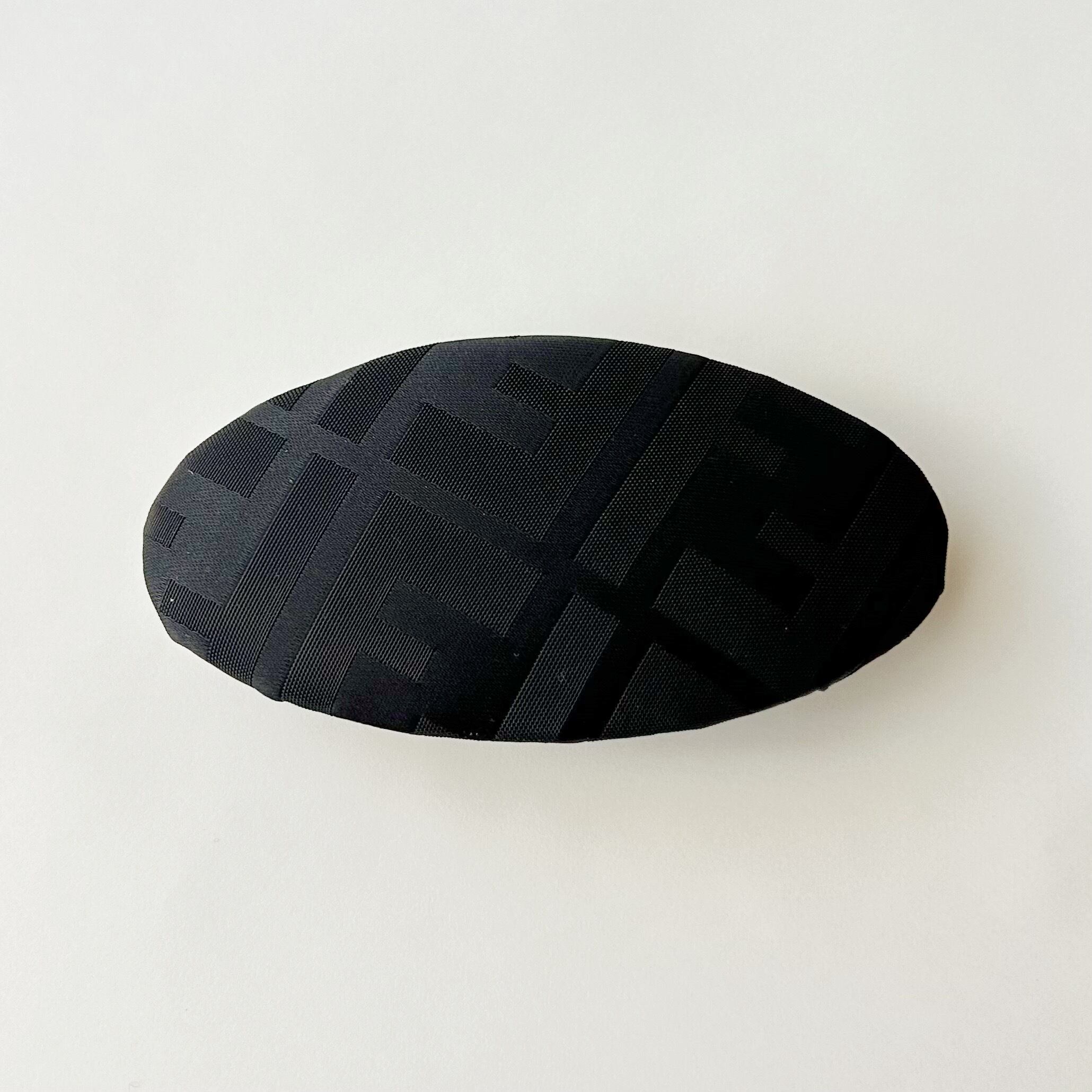 【F6275】FENDI ズッカ柄サテンバレッタ/フェンディ/ヘアアクセサリー