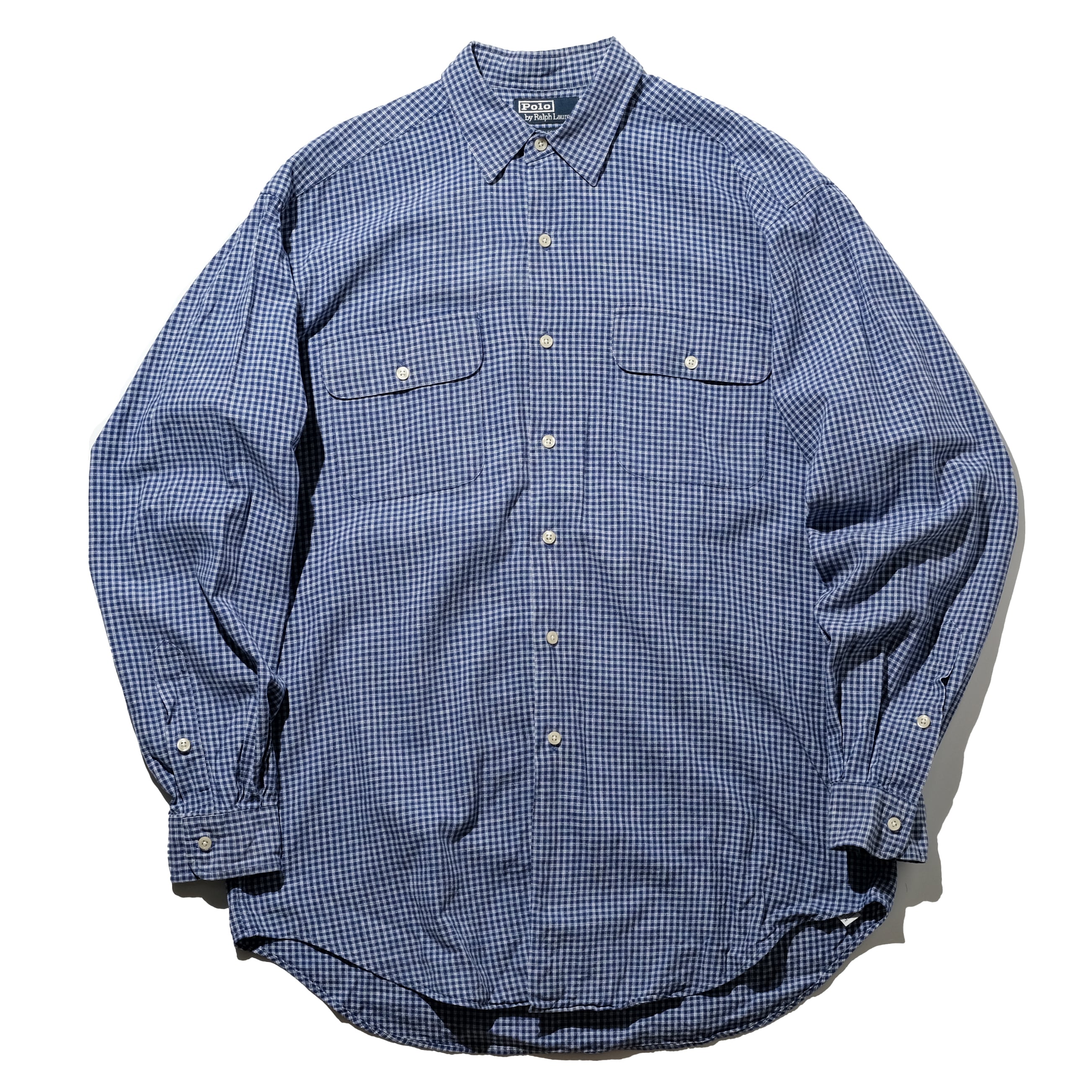 ポロラルフローレン　benford polo by ralph lauren 90's Polo by Ralph Lauren cotton/linen shirt 