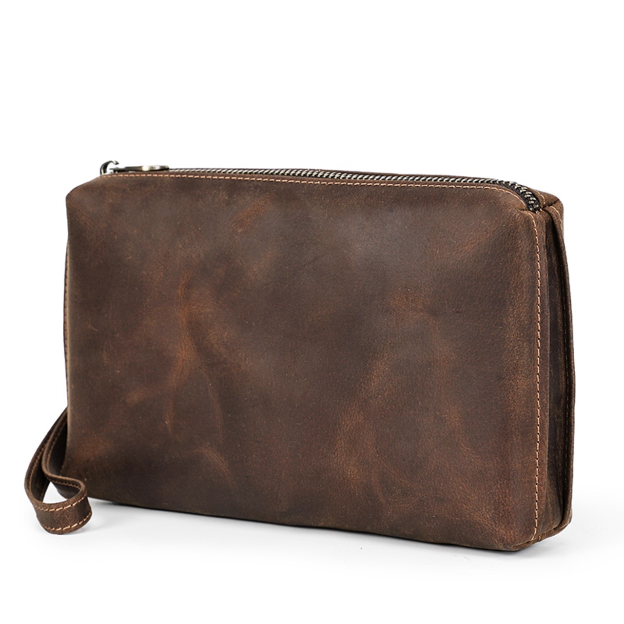 Genuine Leather Clutch Wallet Bag / 本革 レザー クラッチ ウォレット バッグ