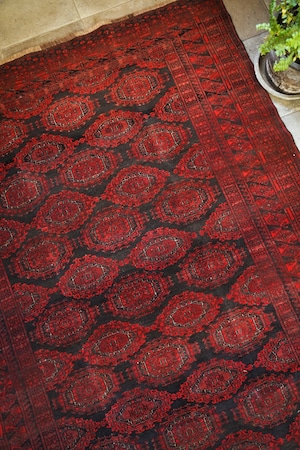1578-Vintage Turkmen rug