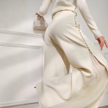 暮chic by futatsukukuri / クロスラインパンツ（Gu） | Pay ID