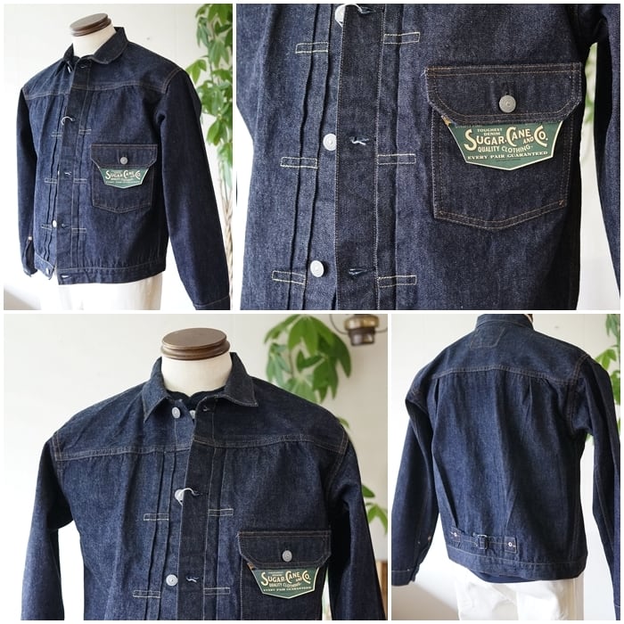 SUGARCANE　シュガーケーン　ファーストモデルGジャン 11936 40 SUGAR CANE シュガーケーン 1stタイプ デニムジャケット ジージャン