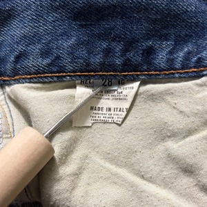 archive 1999’s HELMUT LANG paint denim pants