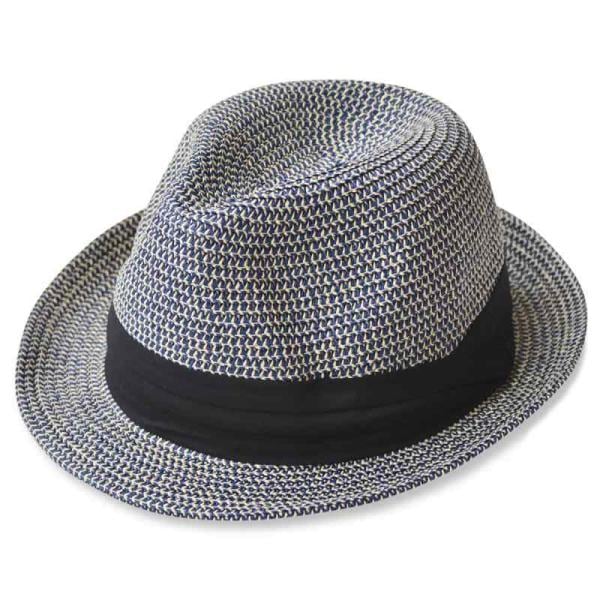 レックハッター] ミドル ブリム フラット フェルトハット 中折れハット