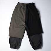 Leh / Layered Wide Track Pants