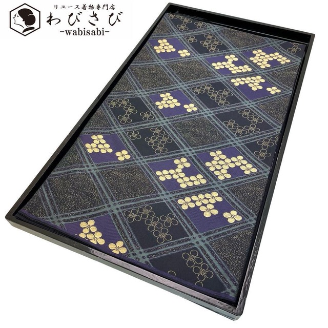 袋帯 煌びやかな華模様 花唐草 鳥 金糸 黄唐茶色 フォーマル O-4639 - 袋帯 