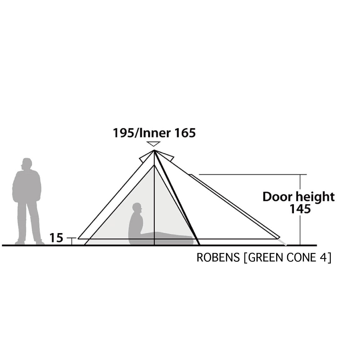 ROBENS GREEN CONE 4 - ローベンス グリーンコーン 4 - | OutdoorLife kano