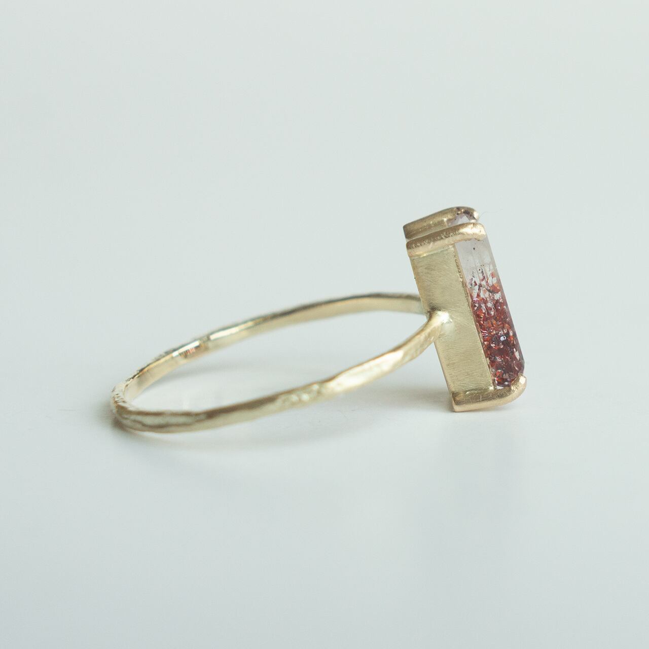 K18 レピドクロサイトインクォーツリング レピドクロサイト イン クオーツ のリング – ileava jewelry