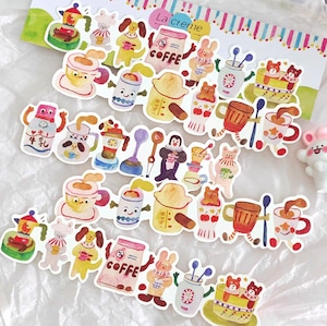 新作☆ LAC82｜Lacreme 奶油派【咖啡屋】ダイカットメモ